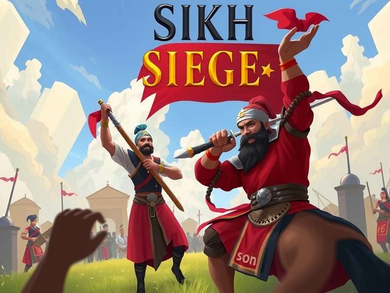 Sikh Siege Battle Scene